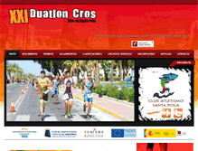 Tablet Screenshot of duatlonsantapola.com